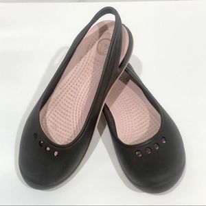 Crocs-Slingback Pink and Brown